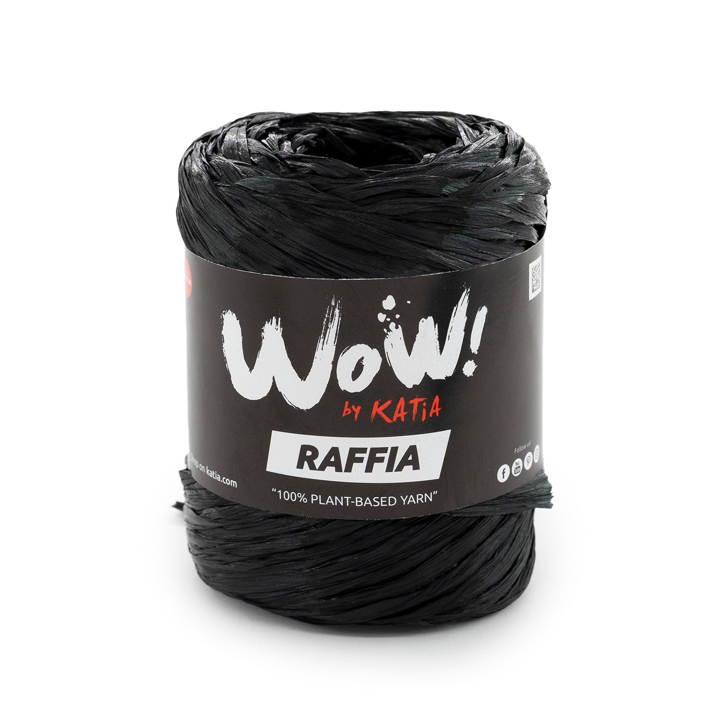 Fil WOW Raffia de Katia – raphia brillant pour sacs & accessoires au crochet