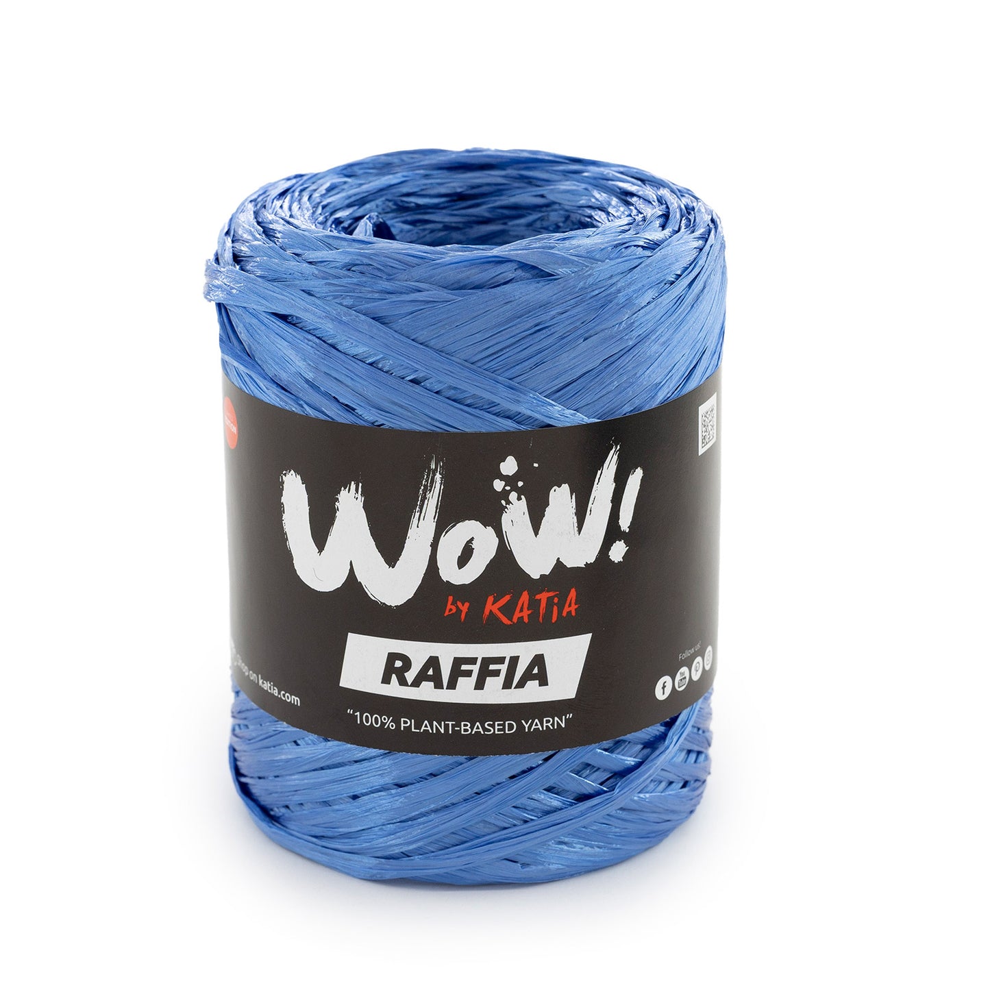 Fil WOW Raffia de Katia – raphia brillant pour sacs & accessoires au crochet
