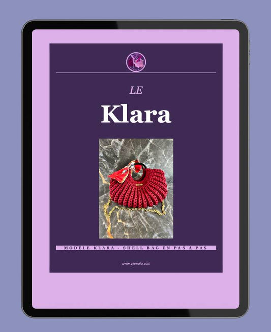 Patron PDF · Sac Klara au crochet · Shell bag en pas à pas illustré