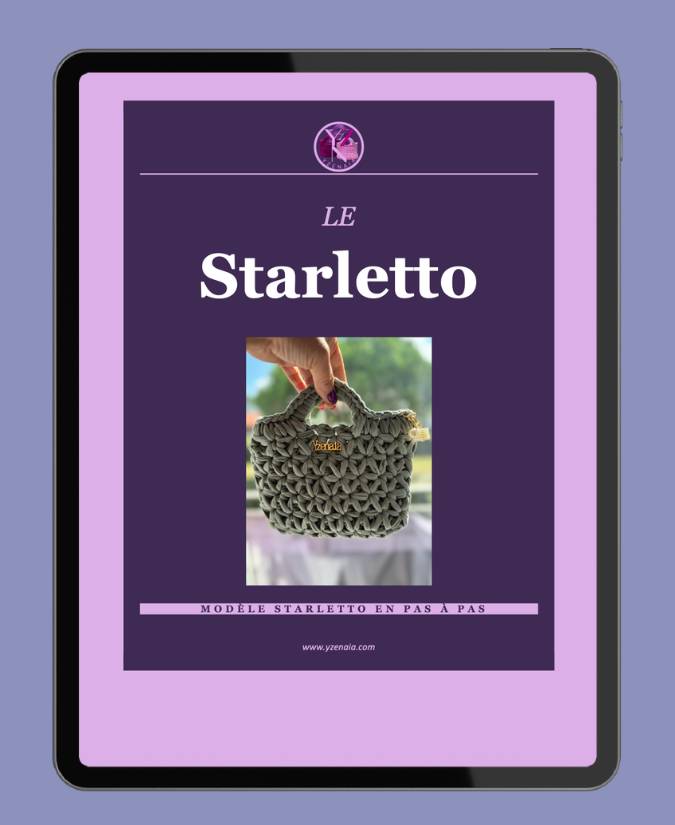 Patron PDF · Sac Starletto au crochet · Sac à main en pas à pas illustré