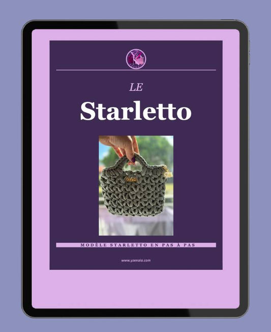 Patron PDF · Sac Starletto au crochet · Sac à main en pas à pas illustré